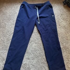 Figs Women's Navy Blue Large Scrub pants